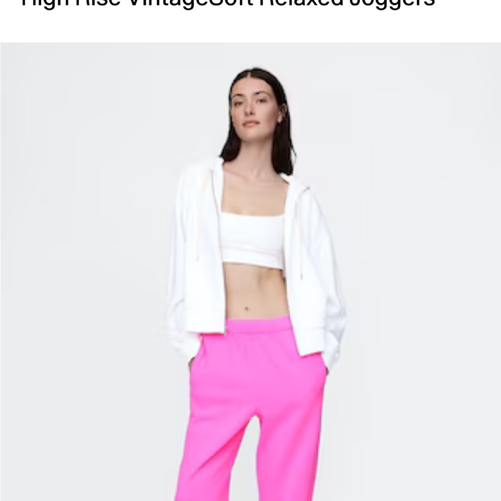 GAP - Sugarplum Neon Pink Joggers - XL - NWT